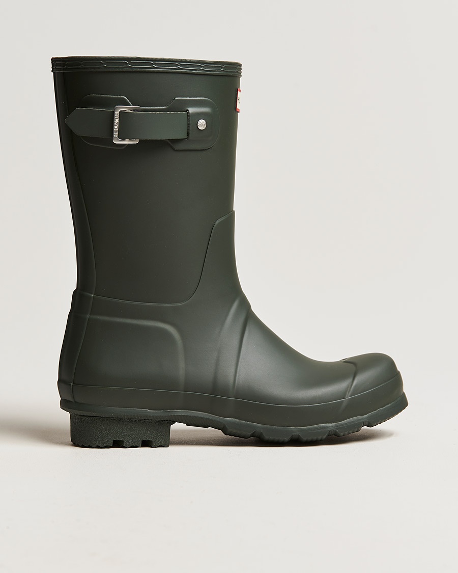 Hunter Boots Original Short Boot Dark Olive – Grün