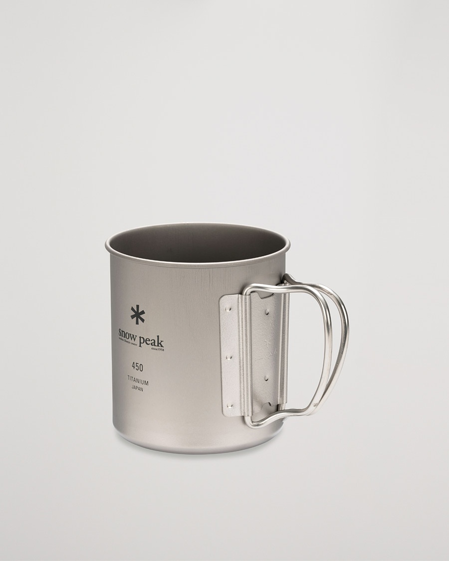 Snow Peak Single Wall Mug 450 Titanium – Silber