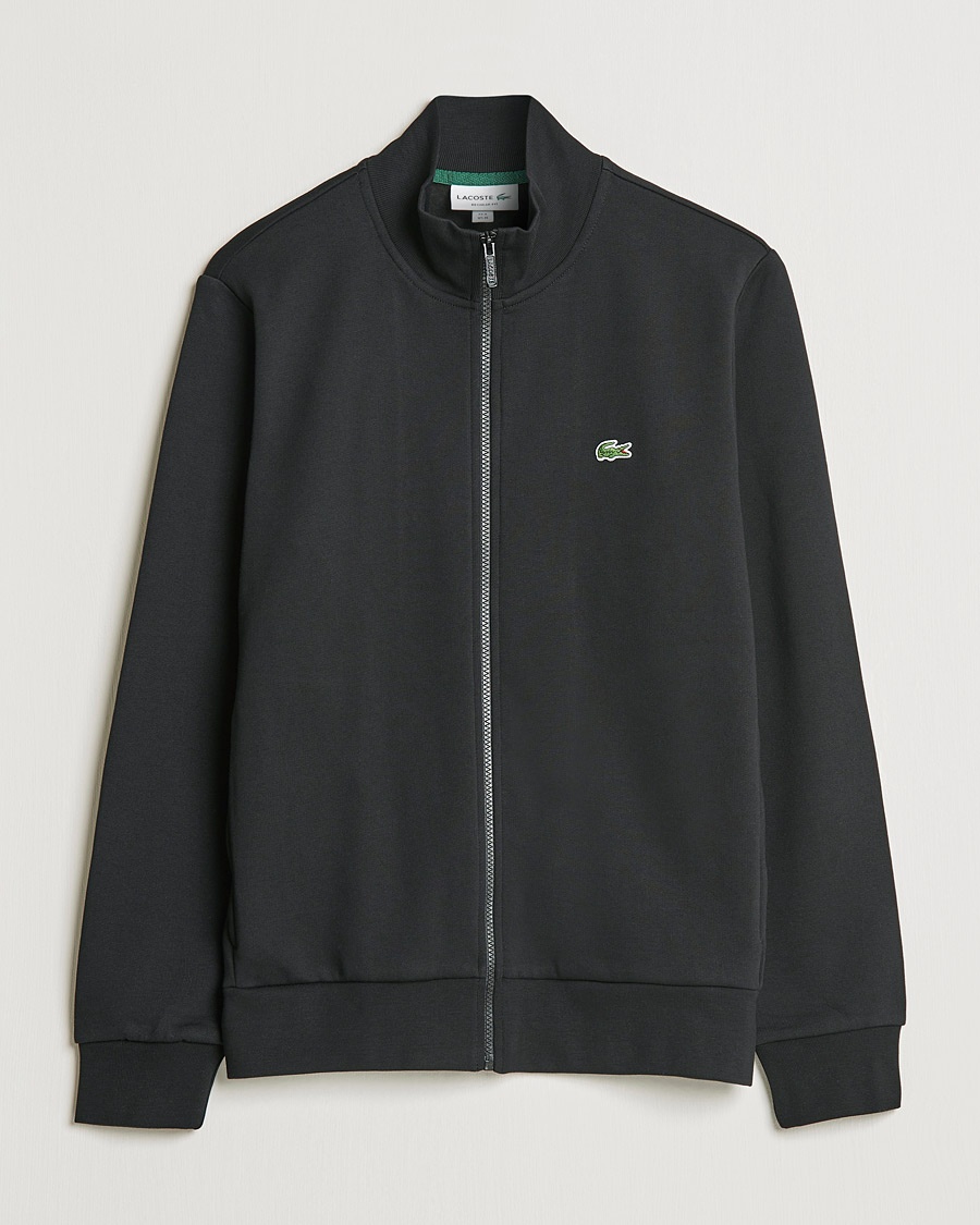 Lacoste Full Zip Sweater Black – Schwarz