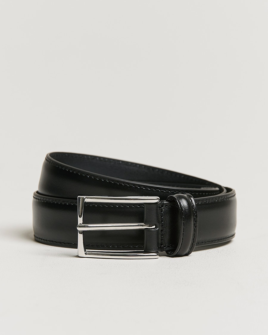 Anderson's Leather Suit Belt 3 cm Black – Schwarz