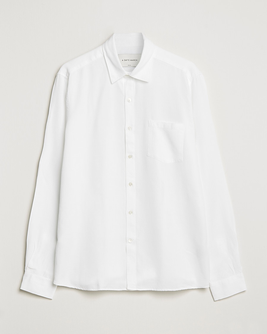 A Day's March Daintree Lyocell Shirt White – Weiß