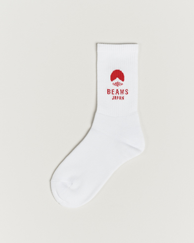  Logo Socks White/Red