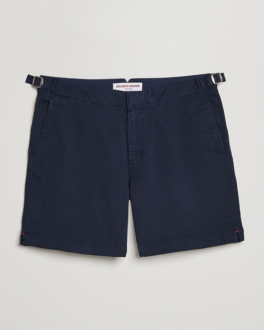 Orlebar Brown Bulldog Cotton Stretch Twill Shorts Dark Navy – Blau