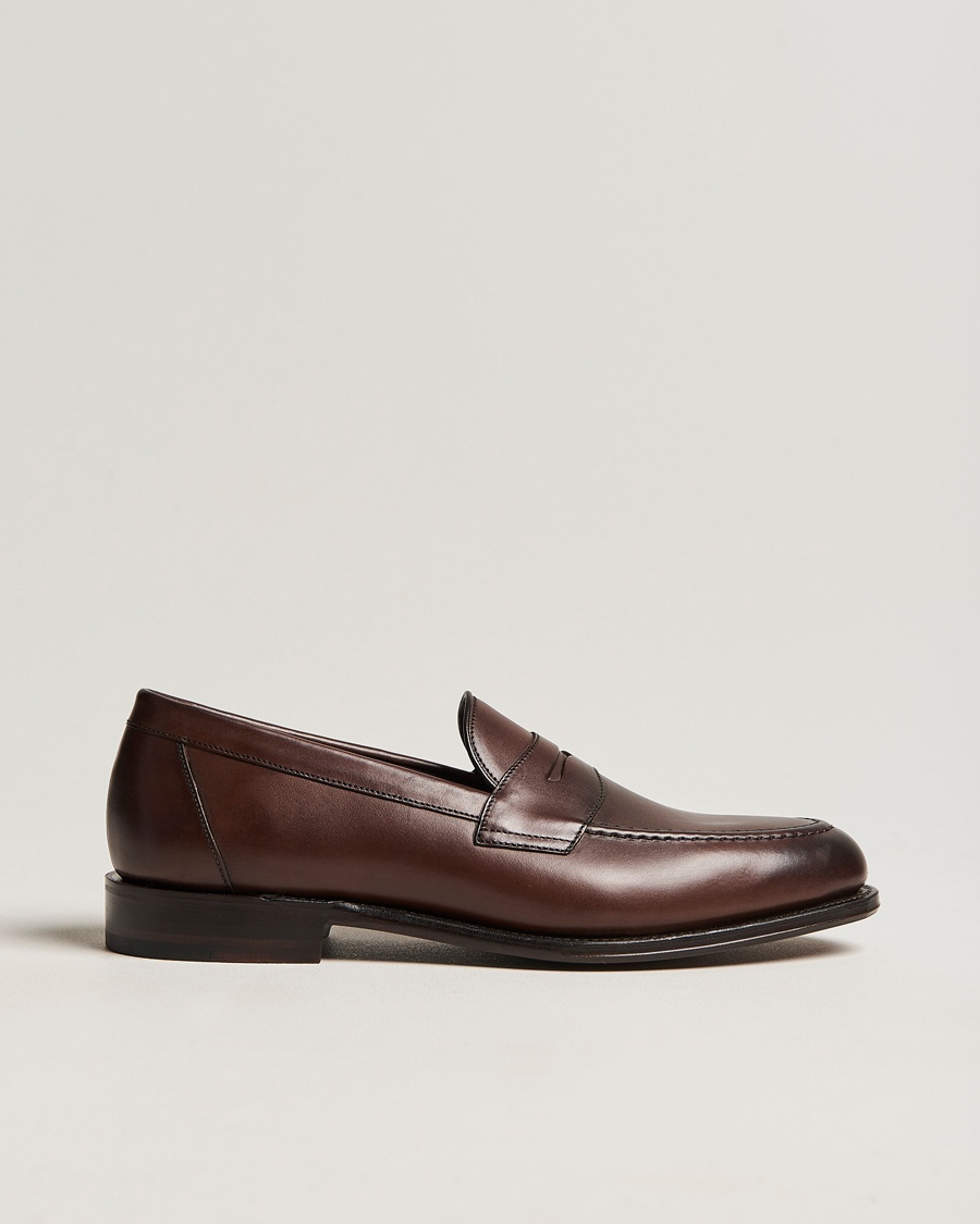 Loake 1880 Hornbeam Eco Penny Loafer Walnut – Braun
