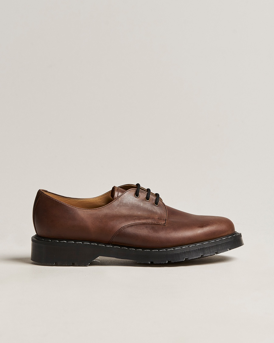 Solovair 3 Eye Gibson Shoe Gaucho – Braun