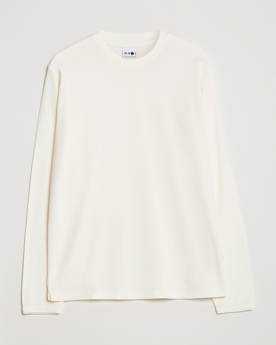 NN07 Clive Knitted Sweater Egg White – Weiß