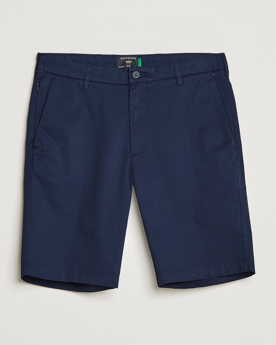 Dockers Cotton Stretch Twill Chino Shorts Navy Blazer – Blau