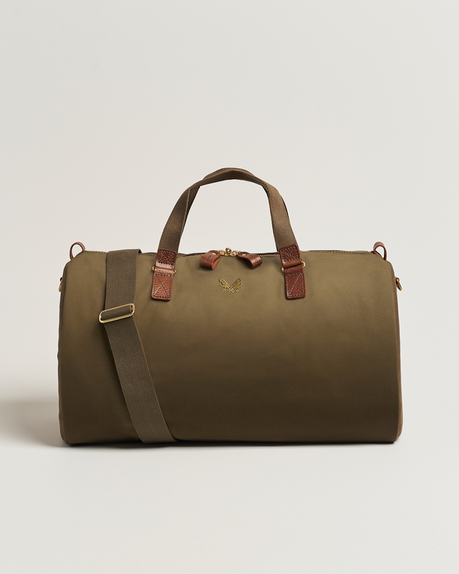 Bennett Winch Canvas Suit Carrier Holdall Olive – Grün