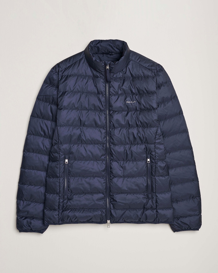 Gant The Light Down Jacket Evening Blue – Blau