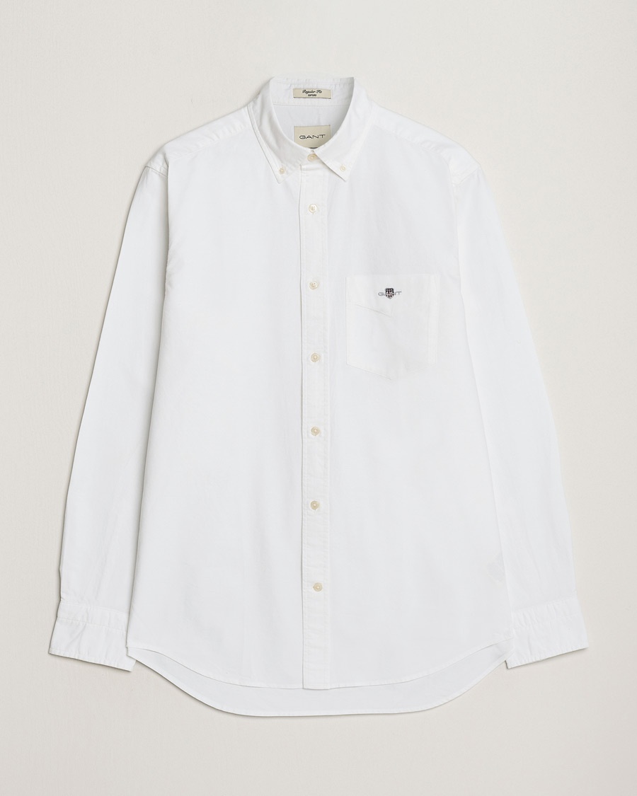 Gant Regular Fit Oxford Shirt White – Weiß