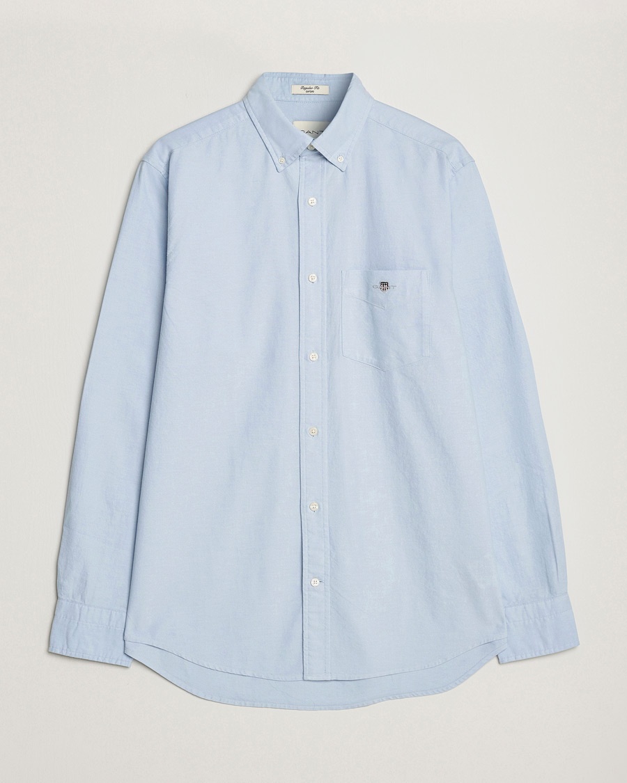 Gant Regular Fit Oxford Shirt Light Blue – Blau