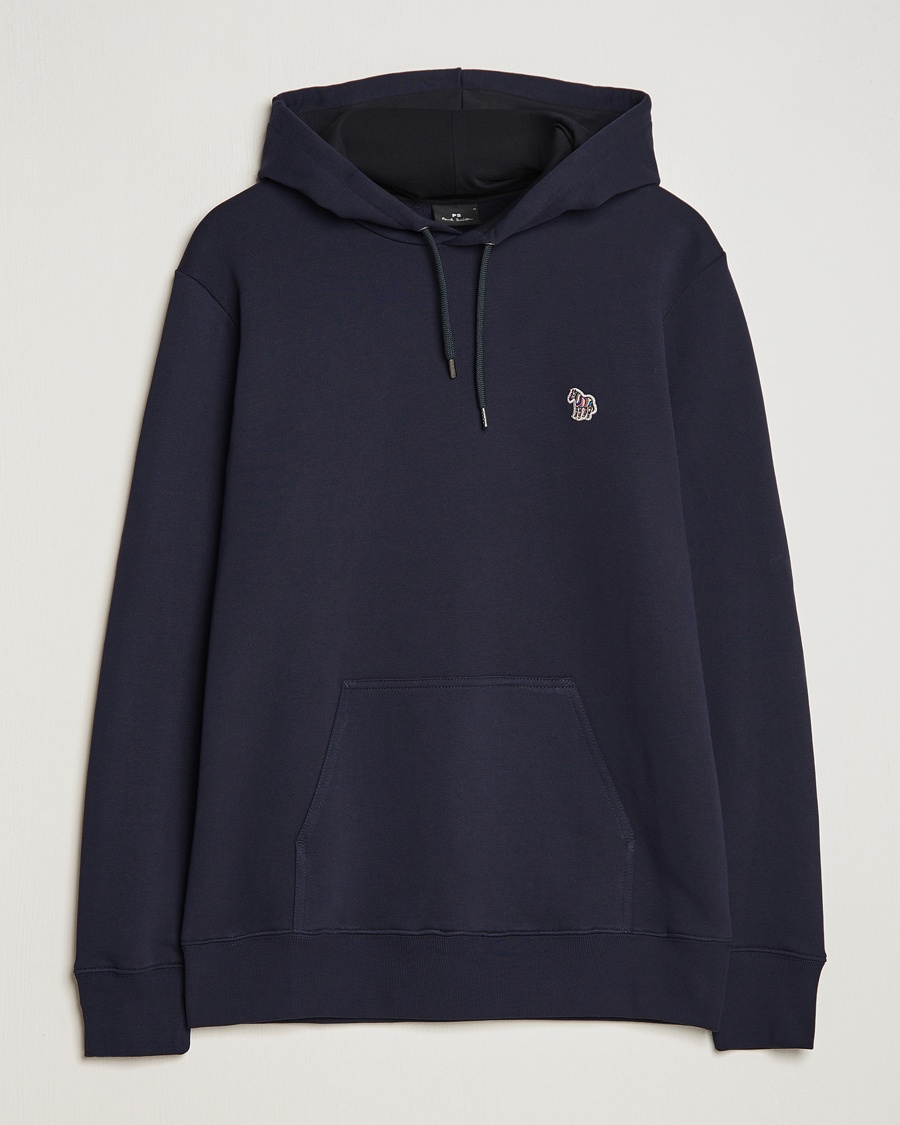 PS Paul Smith Zebra Organic Cotton Hoodie Navy – Blau