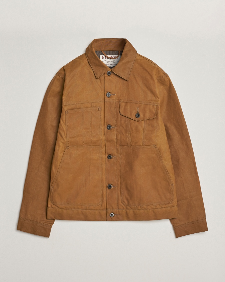 Filson Short Lined Tin Cloth Cruiser Dark Tan – Braun