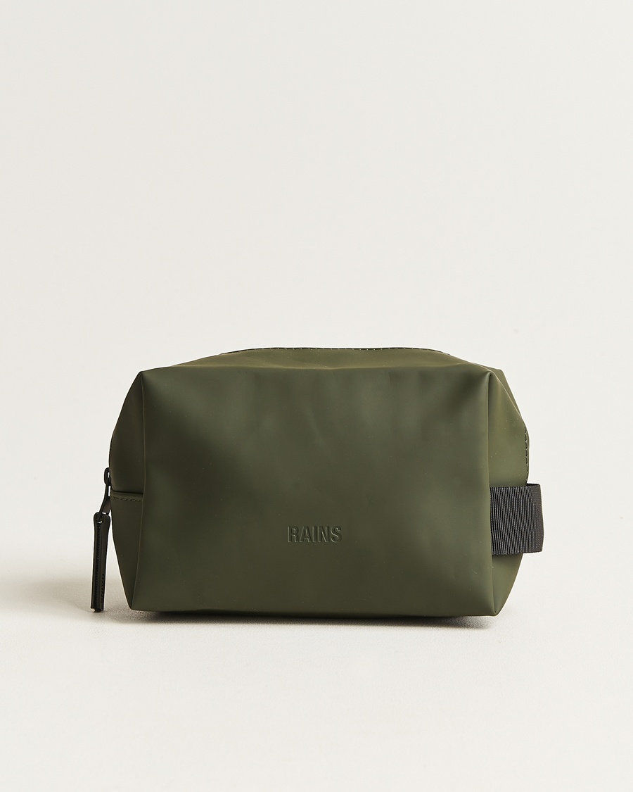 RAINS Washbag Small Green – Grün
