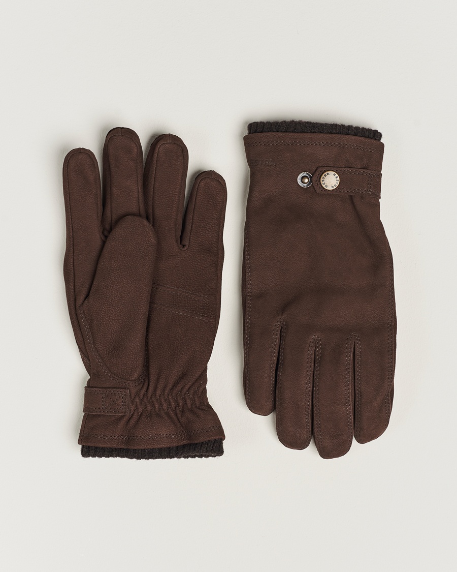Hestra Bergvik Fleece Liner Buckle Nubuck Glove Espresso – Braun