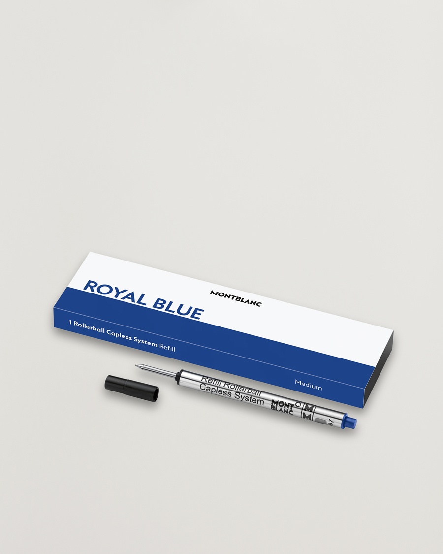Montblanc 1 Rollerball M Capless System Refill Royal Blue – Blau