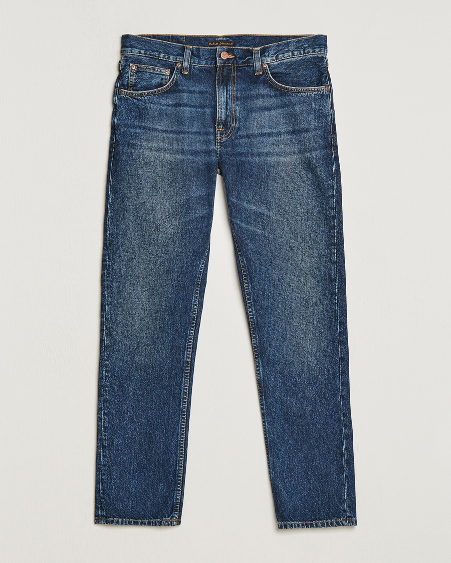 Nudie Jeans Gritty Jackson Jeans Blue Soil – Blau