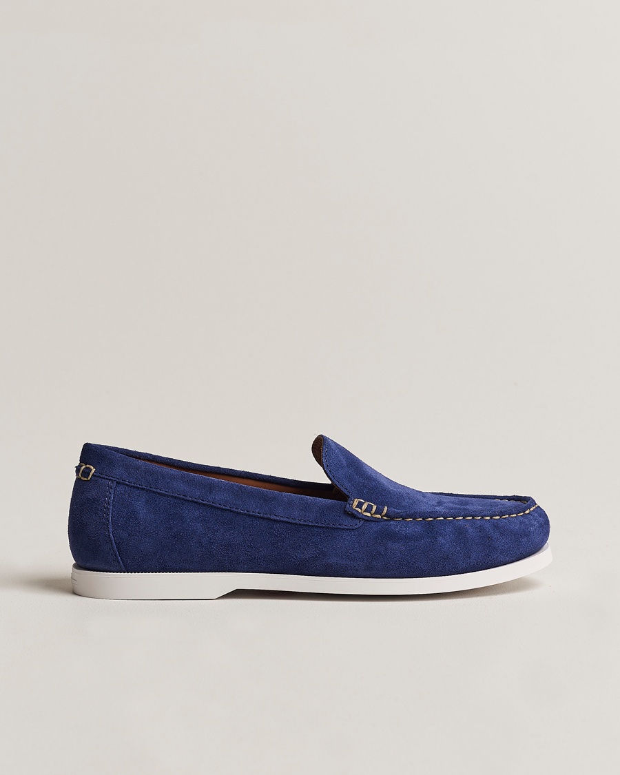 Polo Ralph Lauren Merton Casual Suede Loafer Newport Navy – Blau