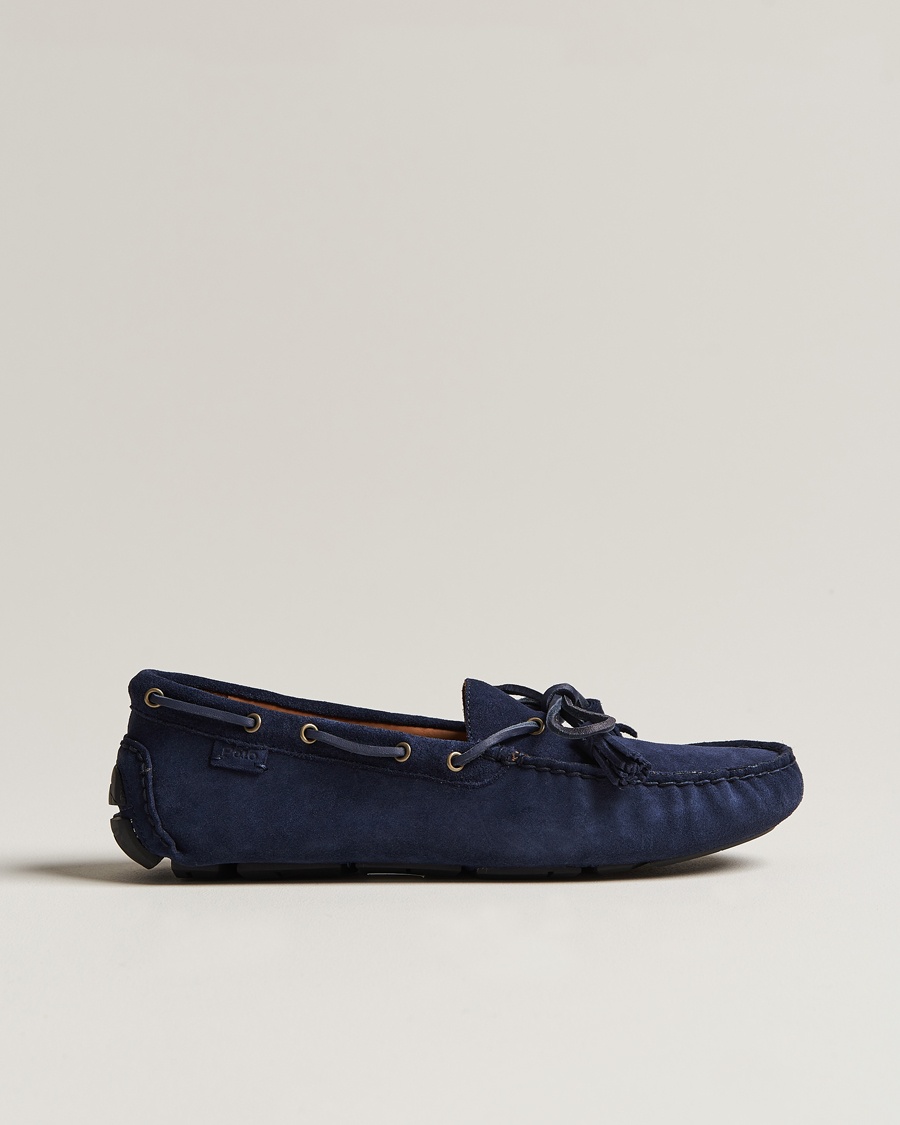 Polo Ralph Lauren Anders Suede Car Shoe Hunter Navy – Blau