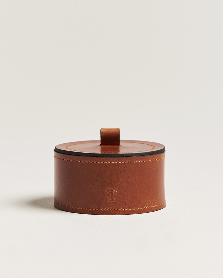 Tärnsjö Garveri Small Leather Box 002 Light Brown – Braun