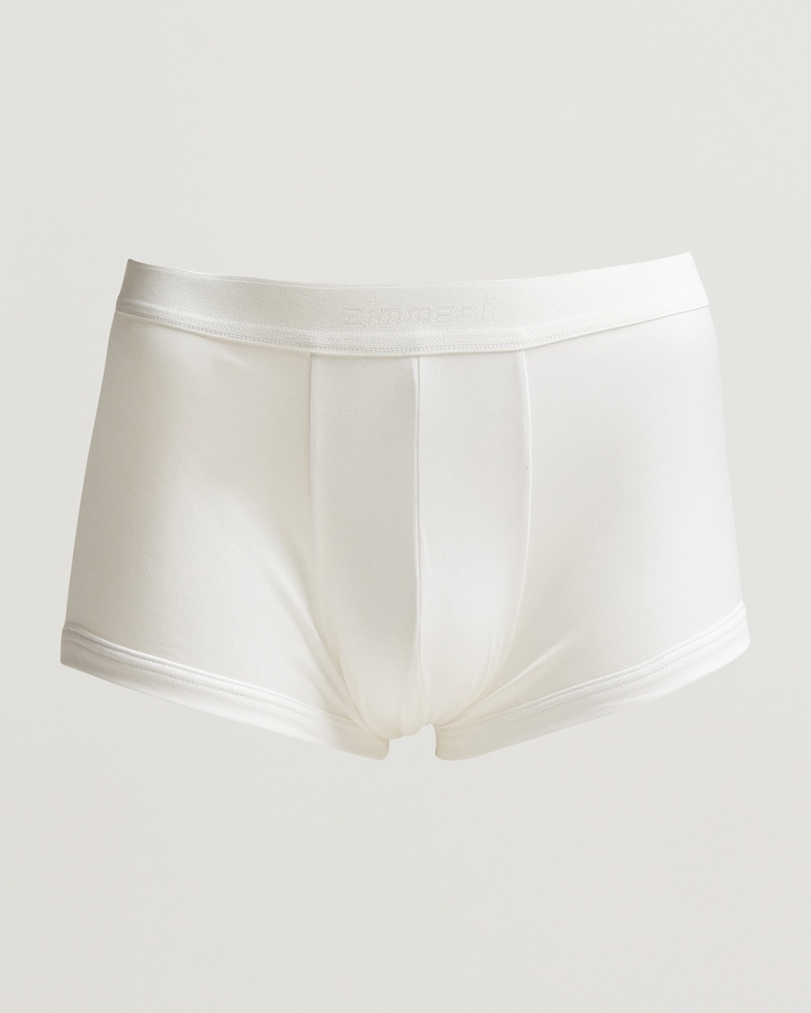 Zimmerli of Switzerland Sea Island Cotton Boxer Briefs White – Weiß