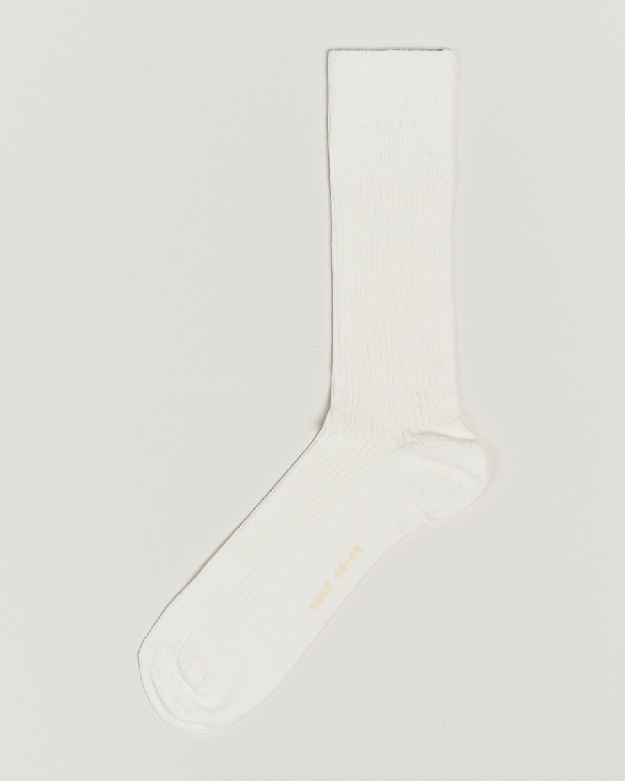 CDLP Cotton Rib Socks White – Weiß