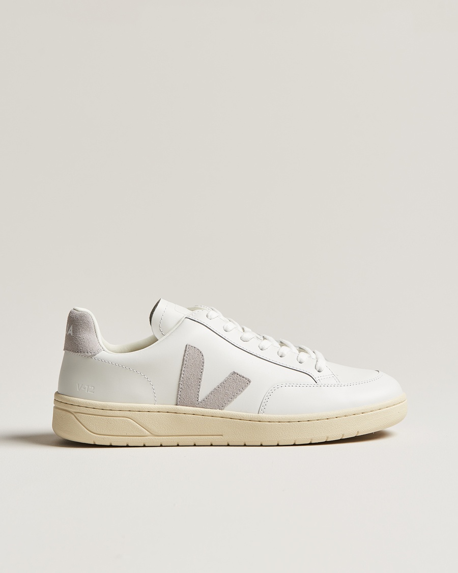 Veja V-12 Sneaker Extra White/Light Grey – Weiß
