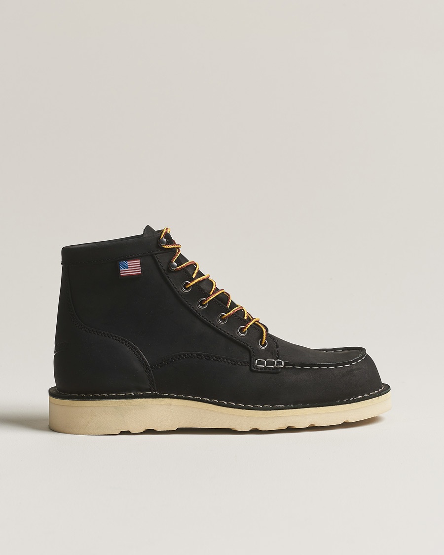 Danner Bull Run Leather Moc Toe Boot Black – Schwarz