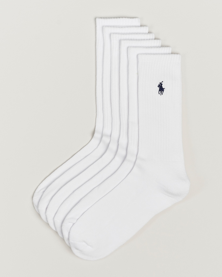 Polo Ralph Lauren Polo Ralph Lauren6-Pack Sport Crew SockWhite – Weiß