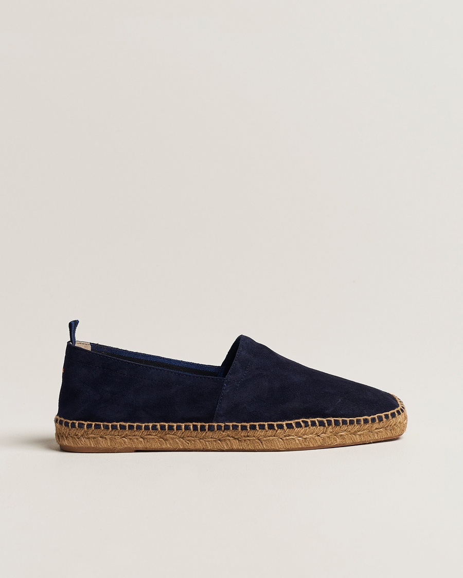 Castañer Pablo Casual Suede Espadrilles Azul Oscuro – Blau