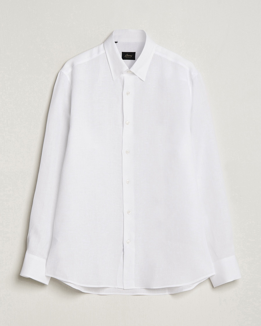 Brioni Linen Sport Shirt White – Weiß