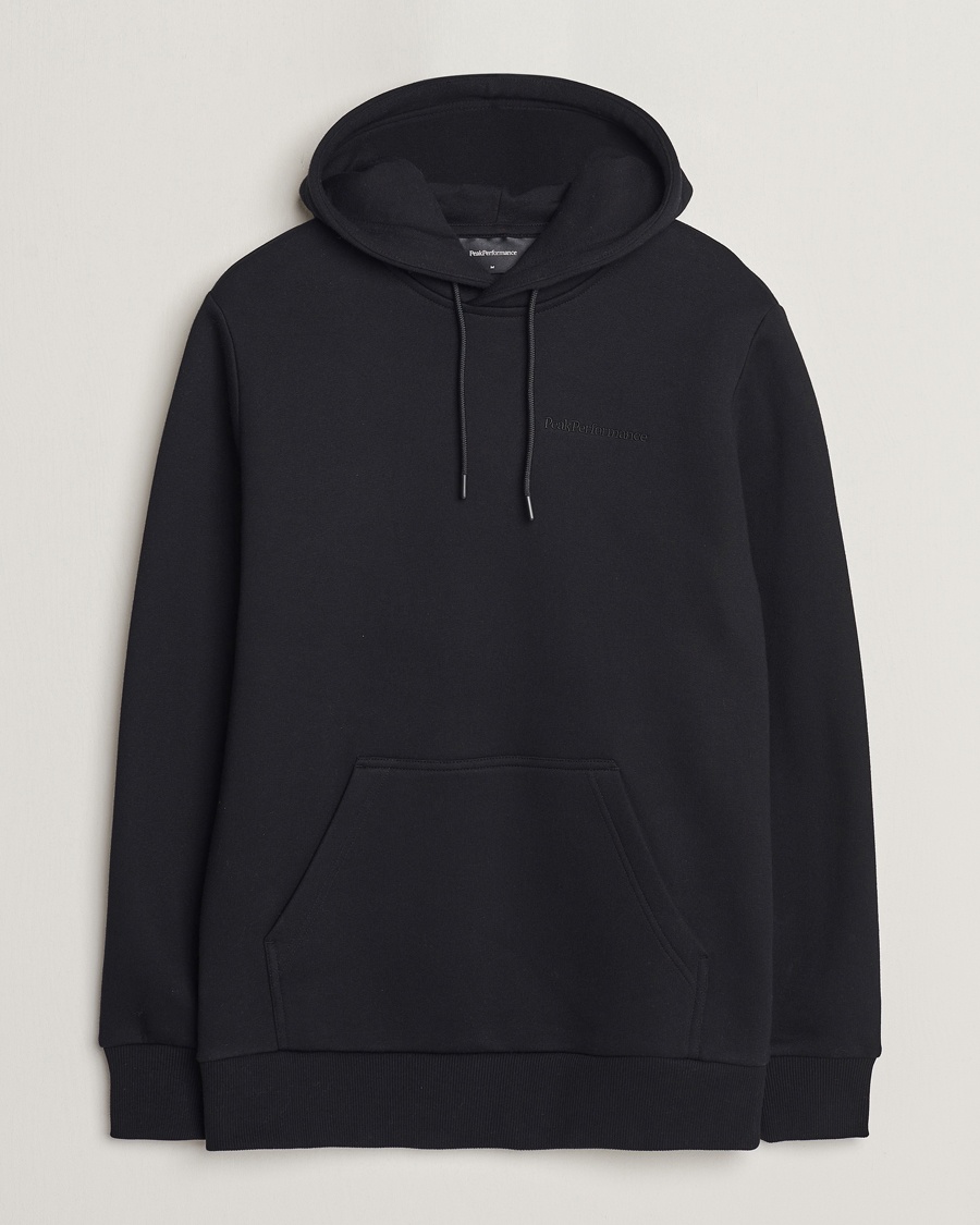 Peak Performance Original Logo Hoodie Black – Schwarz