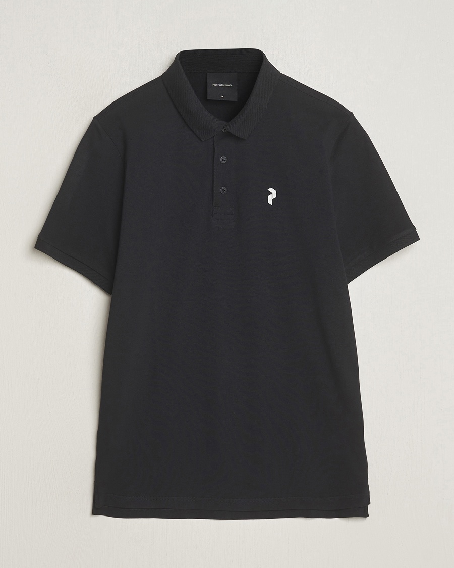 Peak Performance Classic Cotton Polo Black – Schwarz