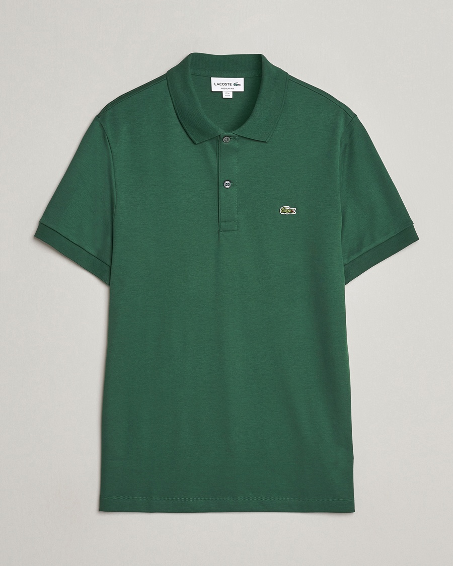 Lacoste Pima Interlock Piké Green – Grün
