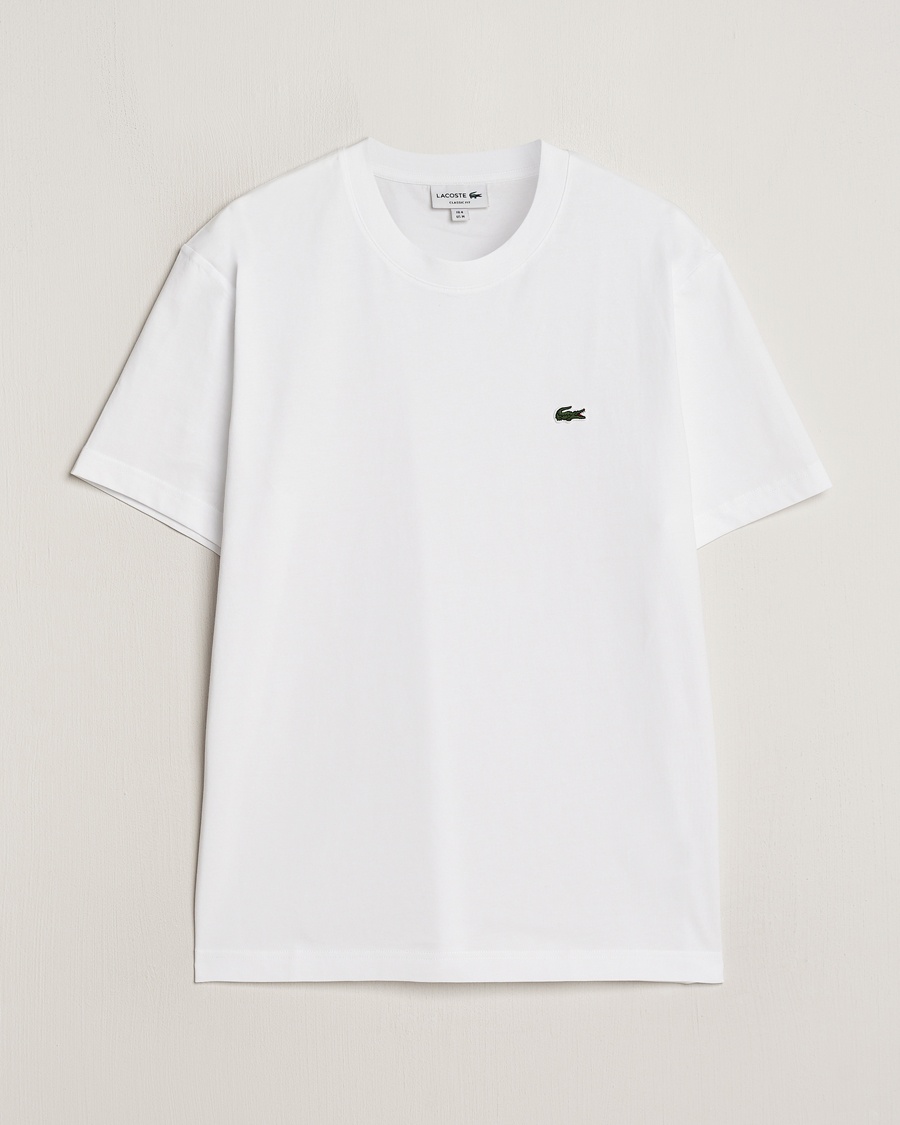 Lacoste Crew Neck T-Shirt White – Weiß
