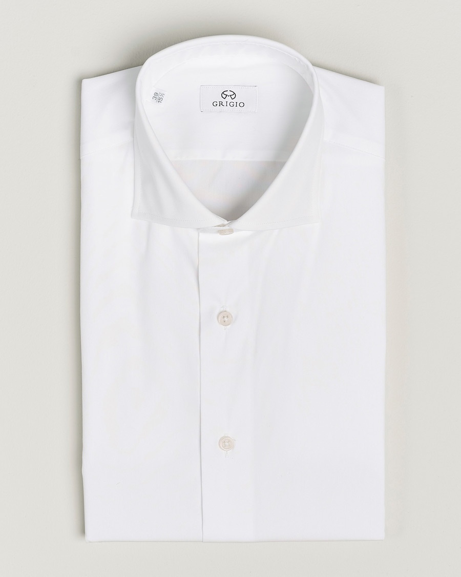 Grigio Comfort Stretch Dress Shirt White – Weiß
