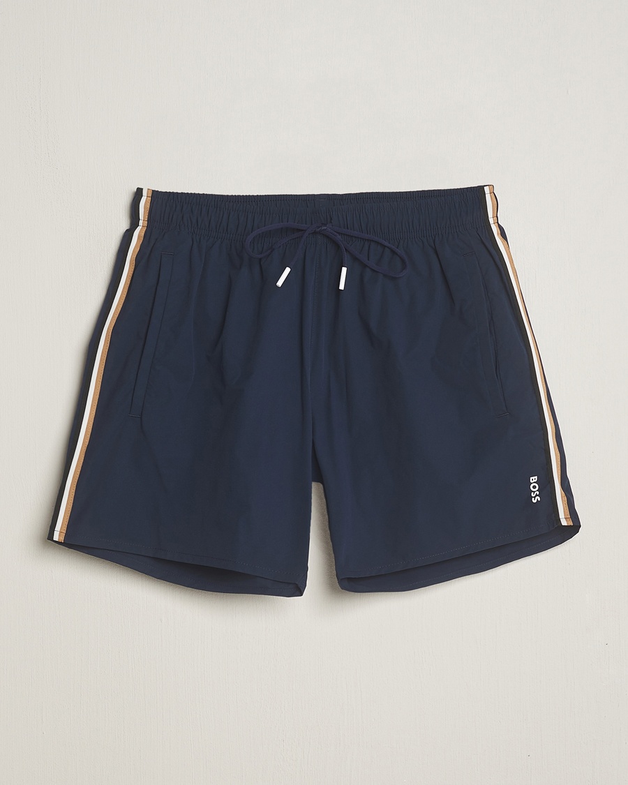 BOSS BLACK Iconic Swimshorts Navy – Blau