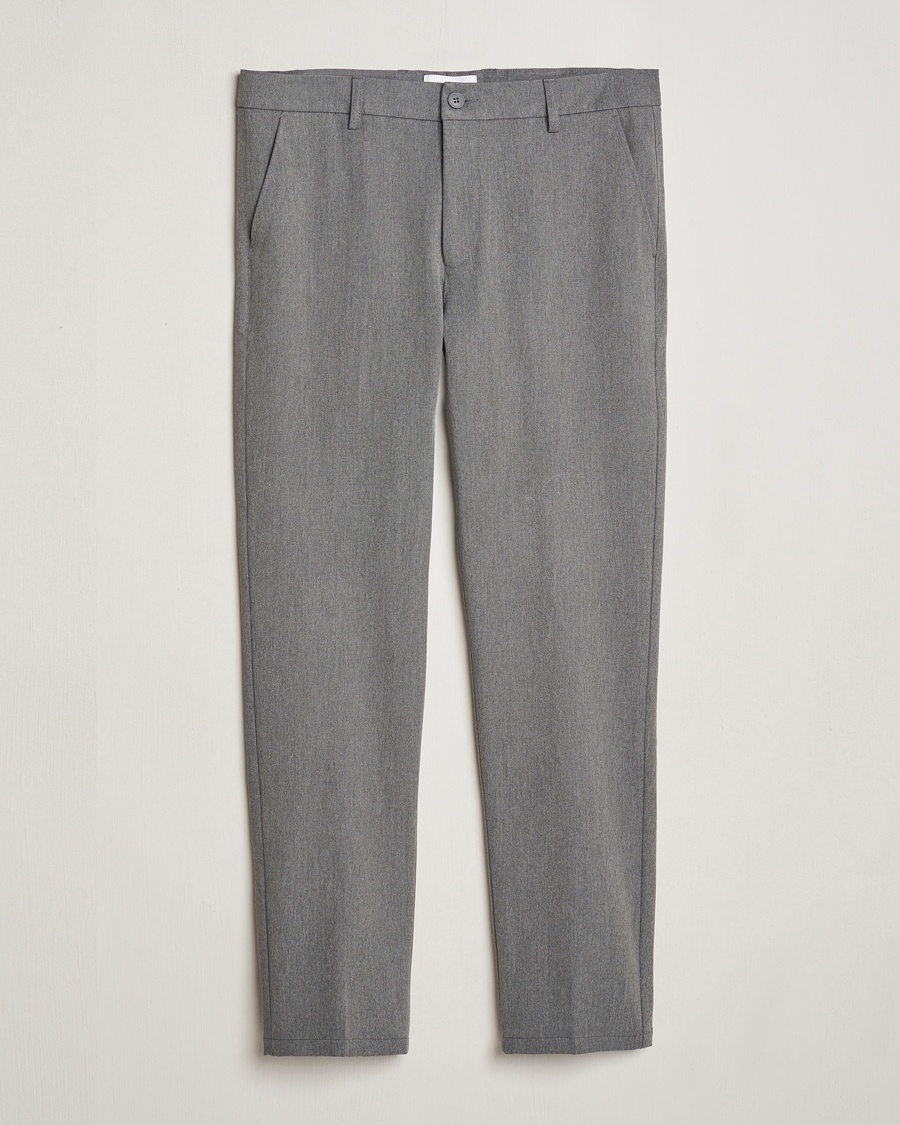 LES DEUX Como Reg Suit Pants Grey Melange – Grau