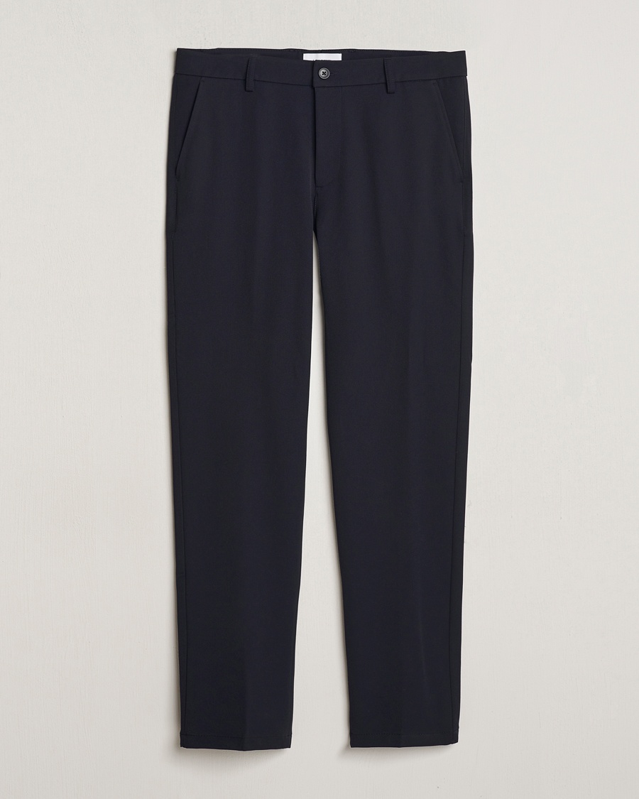 LES DEUX Como Reg Suit Pants Navy – Blau