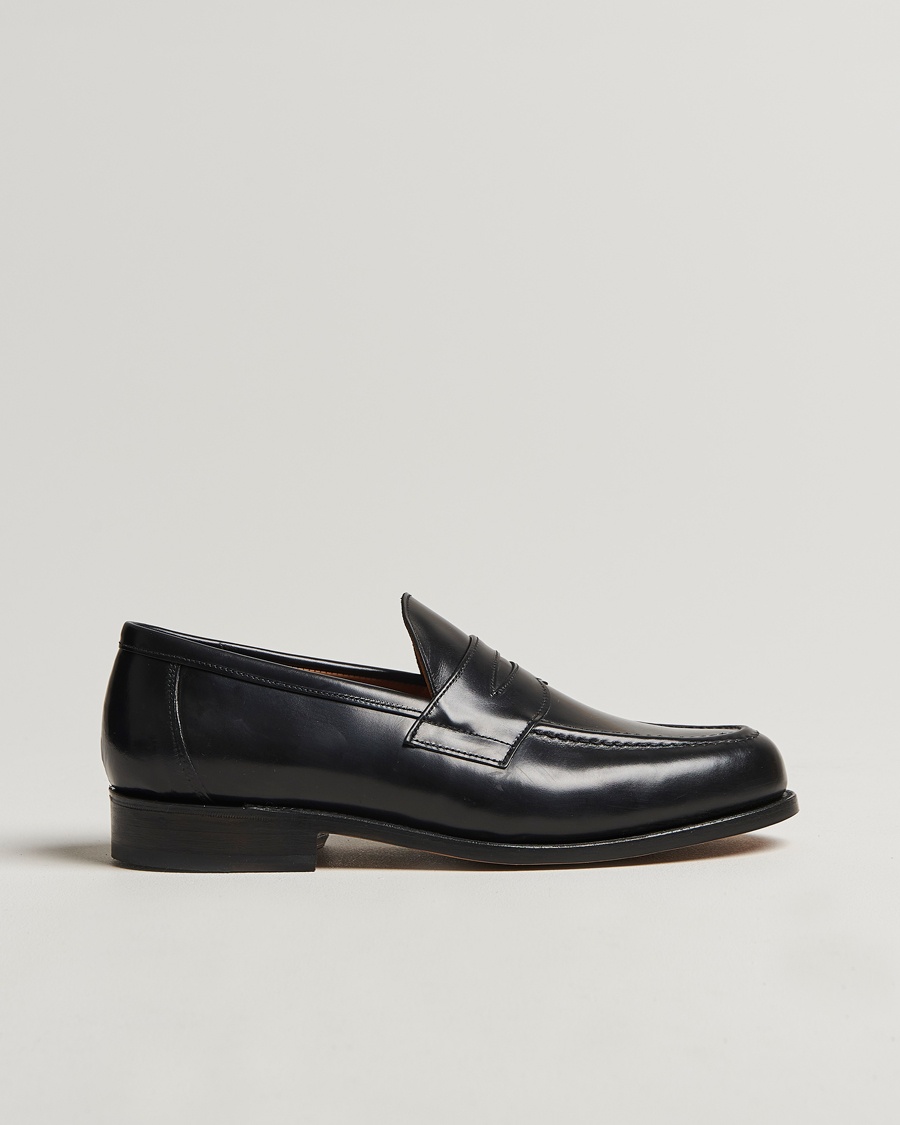 Sanders Aldwych Calf Penny Loafer Black – Schwarz