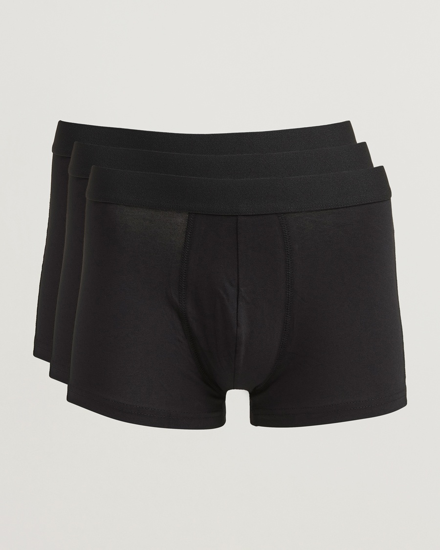 Bread & Boxers 3-Pack Trunk Black – Schwarz