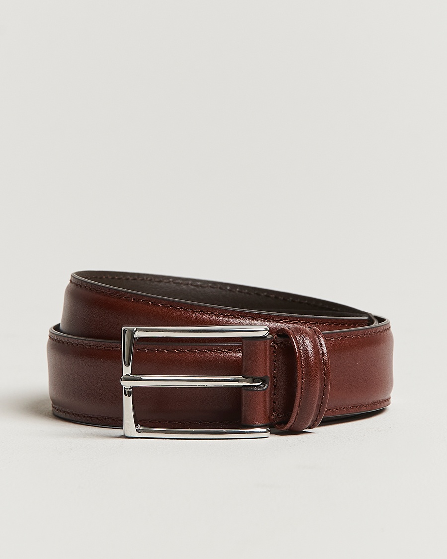 Anderson's Leather Suit Belt 3 cm Brown – Braun