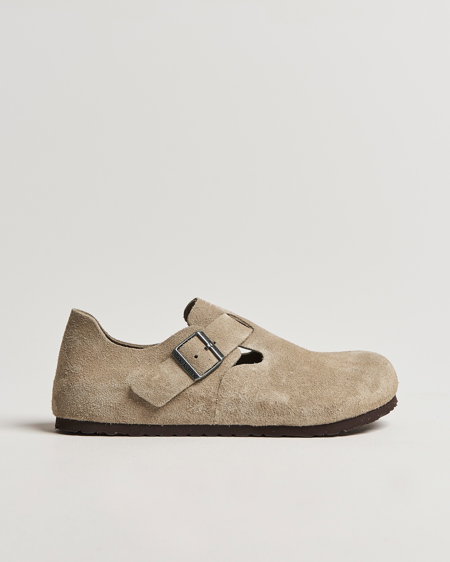 BIRKENSTOCK London Suede Leather Taupe – Beige