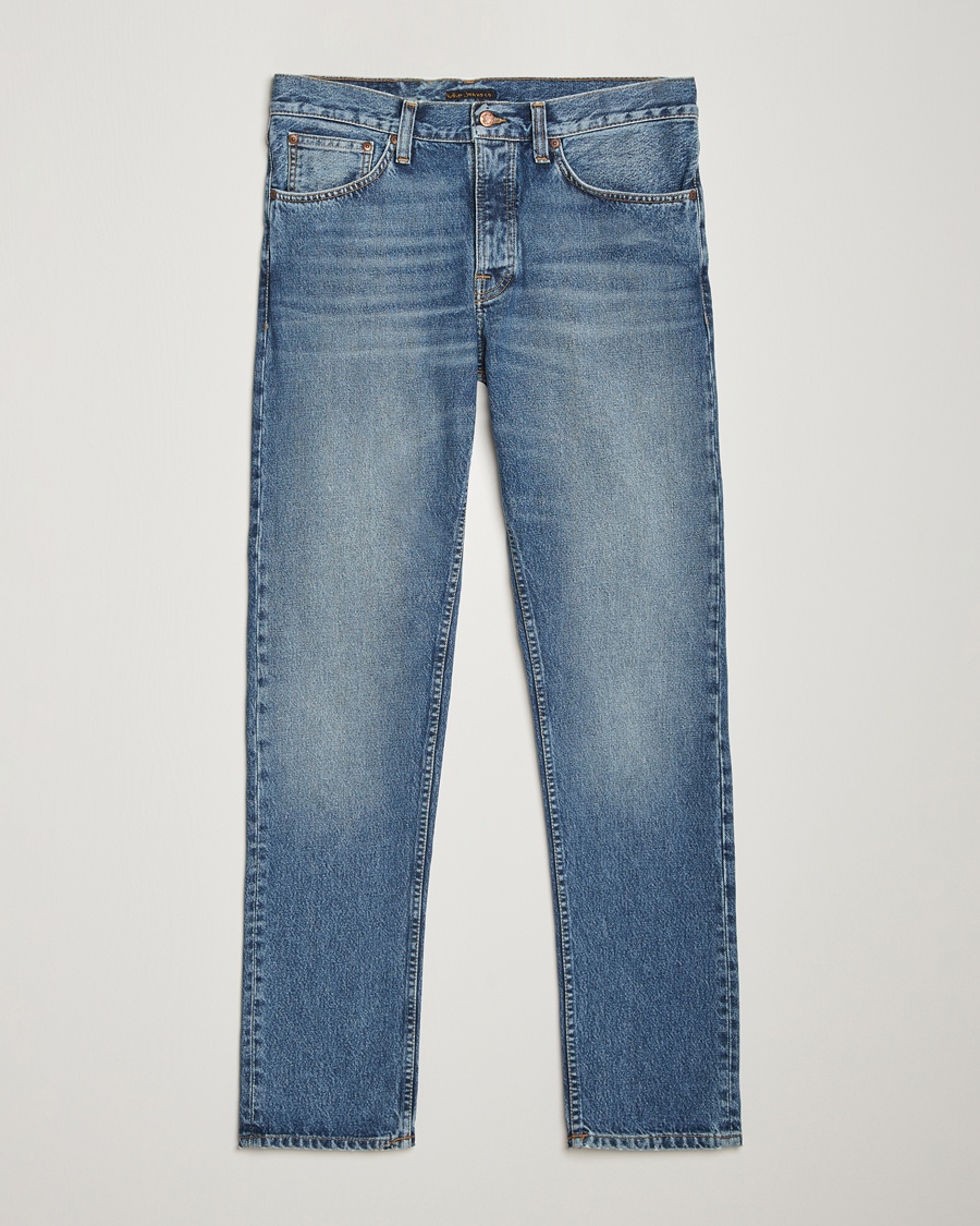 Nudie Jeans Steady Eddie II Jeans Blue Haze – Blau