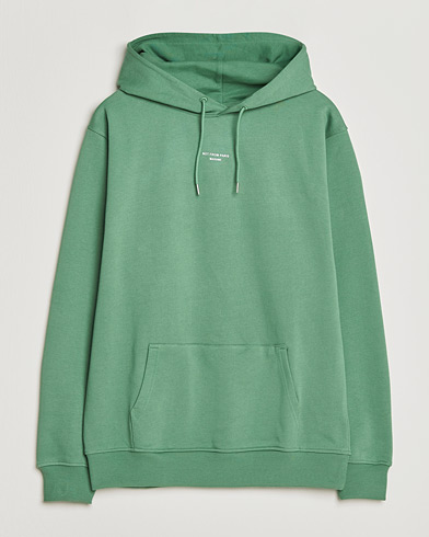 Drôle de Monsieur Classic Slogan Hoodie Water Green – Grün