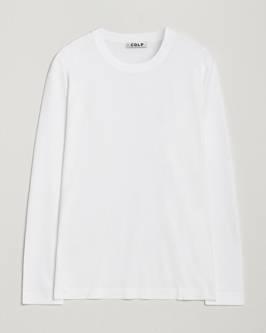 CDLP Midweight Long Sleeve T-Shirt White – Weiß