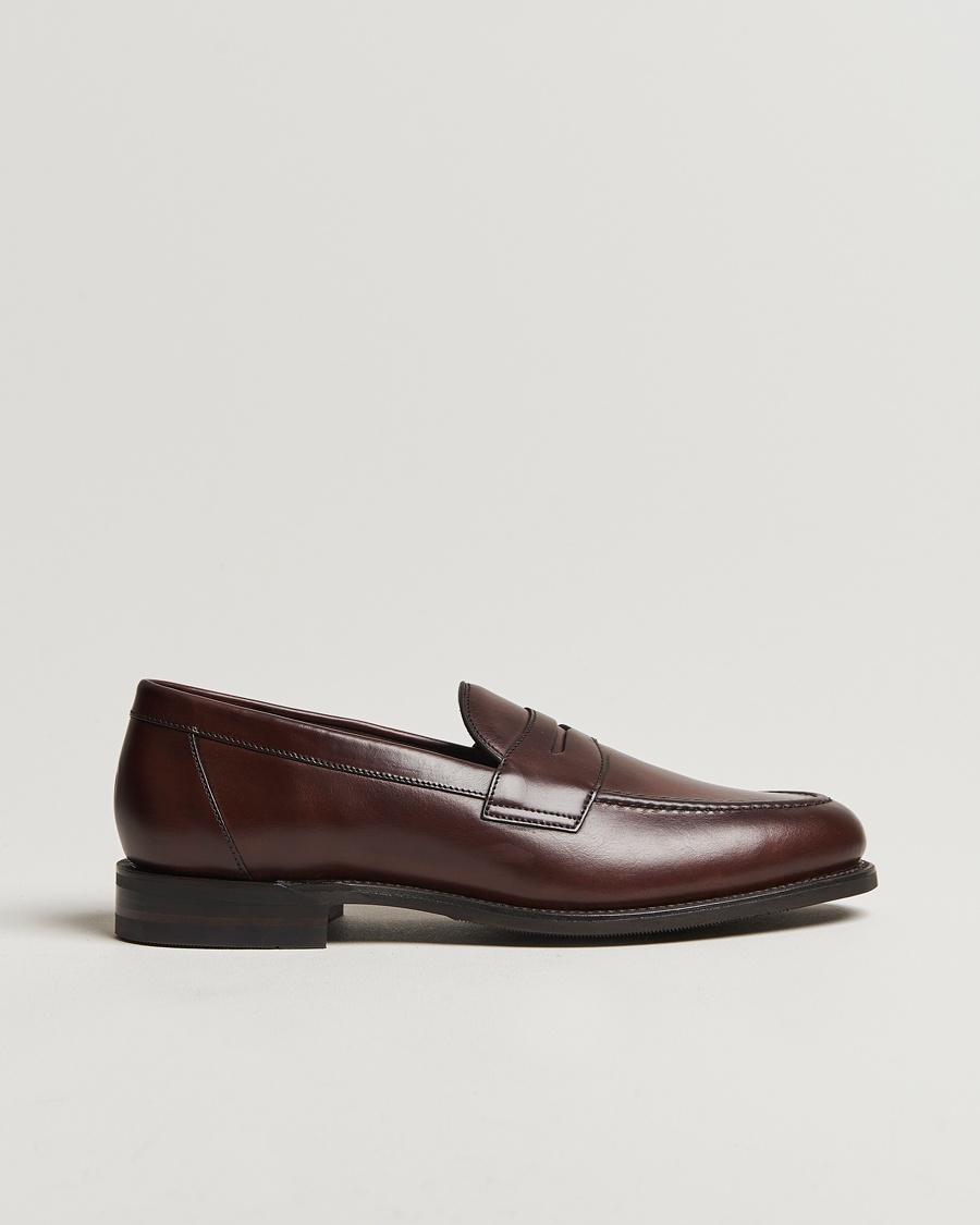 Loake Shoemakers Imperial Penny Loafer Dark Brown – Braun