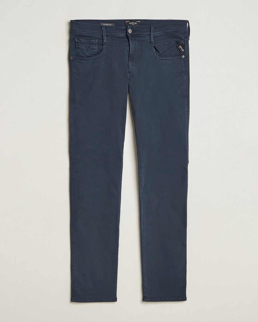 Replay Anbass Hyperflex X.Lite 5-Pocket Pants Navy – Blau