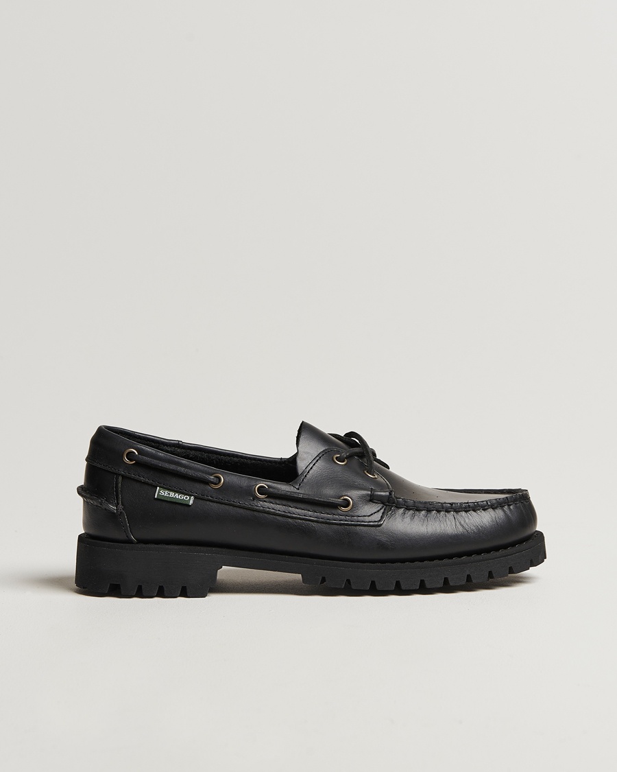 Sebago Ranger Waxy Leather Loafer Total Black – Schwarz