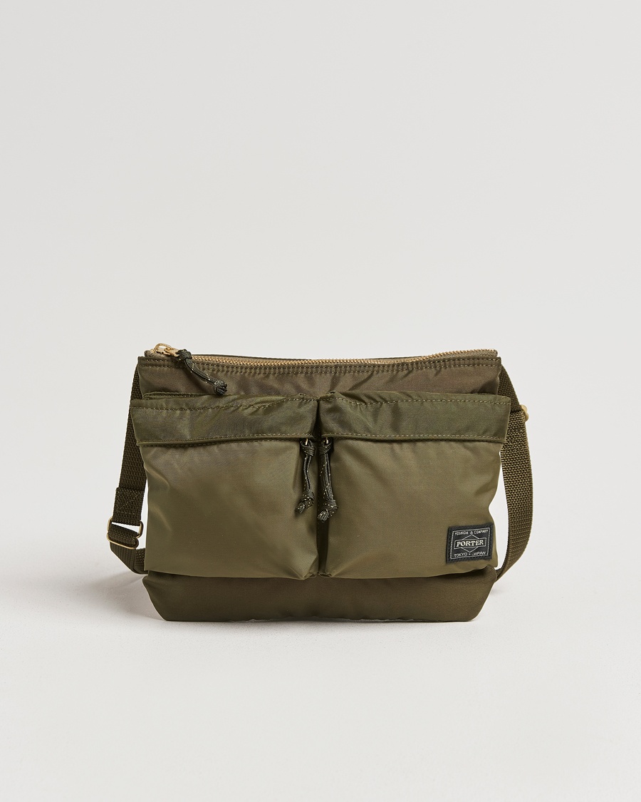 Porter-Yoshida & Co. Force Small Shoulder Bag Olive Drab – Grün